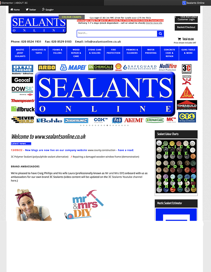 Sealants Online Website Link