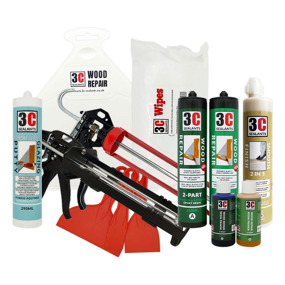 3C Sealants Wood Repair Pro Kit Image