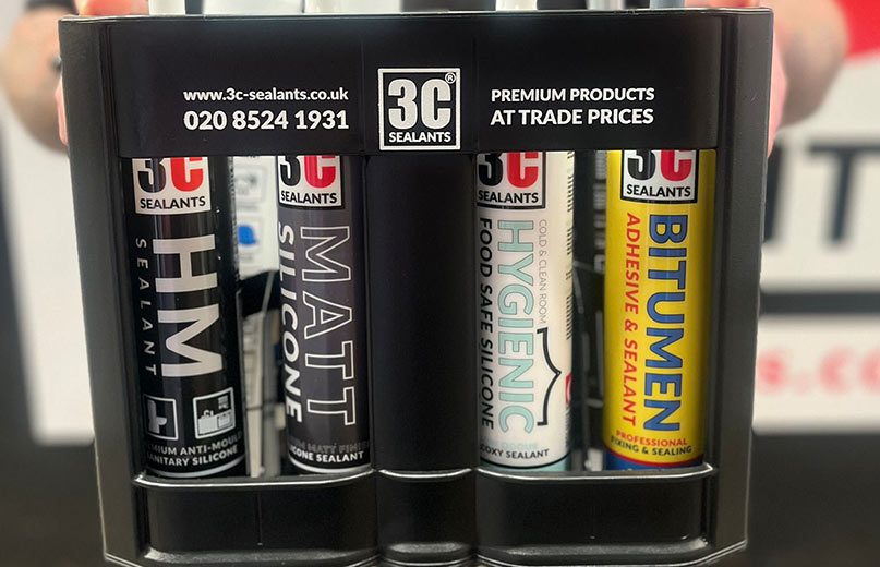 Crate Holder For Mastic Sealant Tubes