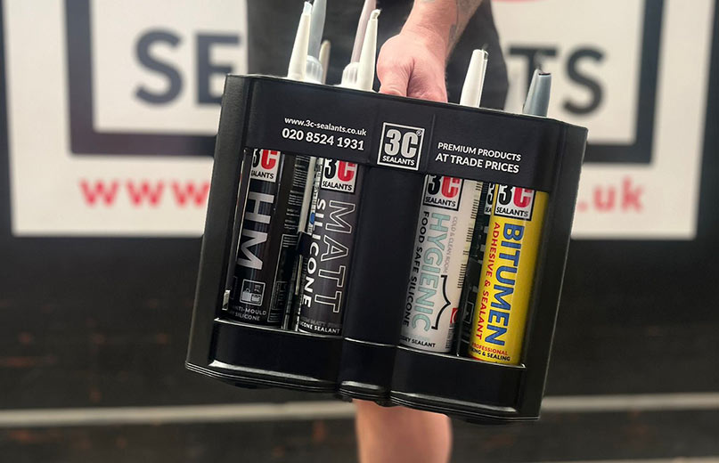 Plastic Crate Holder For Mastic Sealants